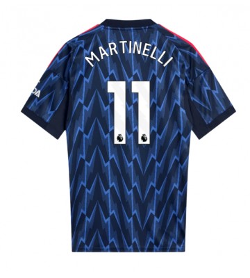 Arsenal Gabriel Martinelli #11 Udebanetrøje 2025-26 Kortærmet